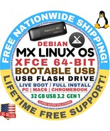 MX-LINUX OS 23.4 INSTALLER BOOT USB, XFCE, KDE, FLUXBOX, 64-BIT, DVD/USB... - $170.87 MXN