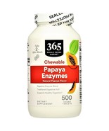 365 Whole Foods Market Papaya Enzymes -non-probiotic- 500 Chewable Vegan Tablets - $40.89