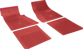 OER Red Bow-Tie Floor Mat Set For 1967-1969 Camaro and 1968-1974 Chevy II Nova - £191.58 GBP