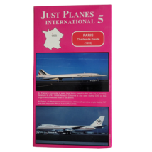 Just Planes International 5 PARIS Charles de Gaulle 1995 VHS Tape Video ... - $12.37