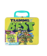 Teenage Mutant Ninja Turtles Lunch Box and 48pc 12.5&quot; x 15&quot; Jigsaw Puzzle - £13.16 GBP