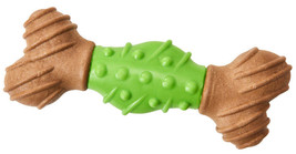 Bam-Bone Dental Bone Dog Toy Green/Brown 1ea/6 in - £4.73 GBP