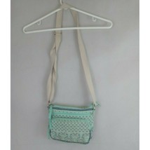 Mint Green, Pink, &amp; Blue Shoulder Crossover Purse With Beautiful Hearts ... - $8.72