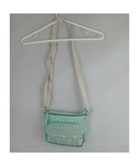 Mint Green, Pink, &amp; Blue Shoulder Crossover Purse With Beautiful Hearts ... - $8.72