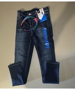 Members Mark Skinny Fit Jean Mid Rise Girls Size L(10/12) With Hair Band - $27.16 CAD