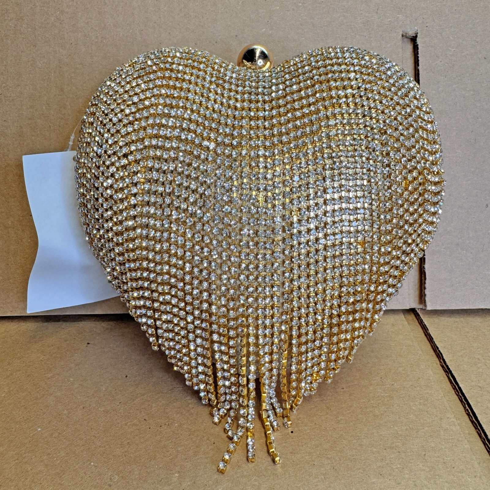 Aqua Heart Crystal Crossbody Bag Item image 2