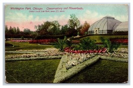 Washington Park Garden and Conservatory Chicago Illinois IL DB Postcard Y6 - £2.37 GBP