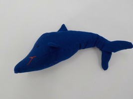 SMALL STUFFED ANIMAL BLUE DOLPHIN GIFT TOY ALL OCCASION NWOT - £7.90 GBP