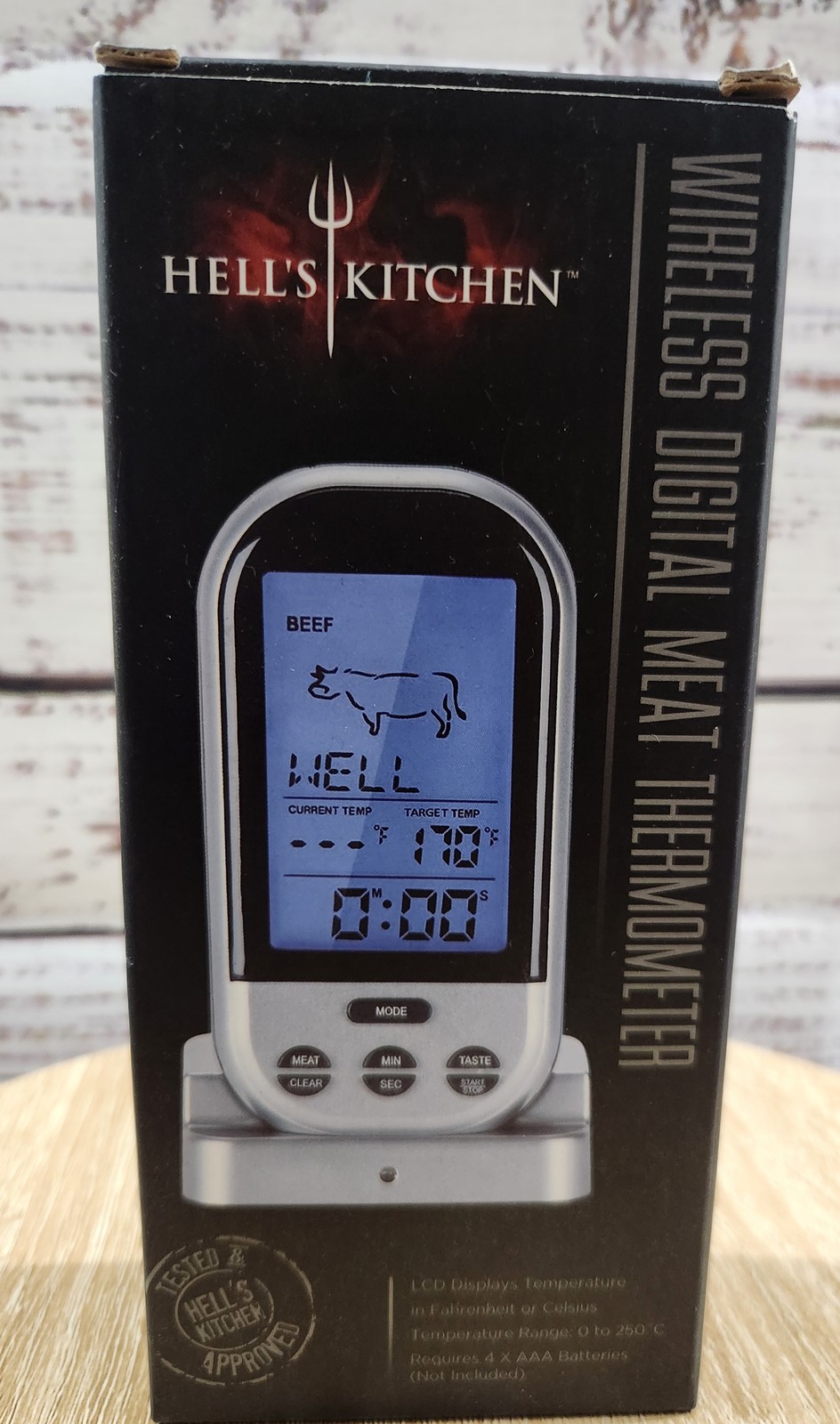 Hell&#39;s Kitchen Wireless Digital Meat Themometer - $17.85