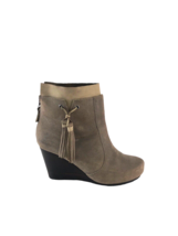 OTBT Ankle Fashion Platform Heel Boots Taupe 38 ($) - $108.90