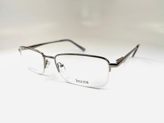 New SPEKTOR Eyewear SK-106 Silver Eyeglasses 55/18/140 - $24.70