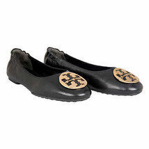 Tory Burch Ladies&#39; Size 8 Claire Goat Leather Ballet Flat, Black  - $145.00