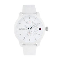 Tommy Hilfiger Reloj Hombre 1791803 Con Dial Azul Marino Silicona - $132.51