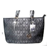 Black Handbag Purse Bag  Faux Leather Tote Fashion Classic Free Shipping - $52.12 CAD