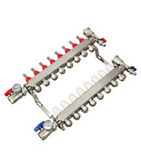 8-Branch PEX Radiant Floor Heating Manifold Set w/ Flow Meters Stainless... - €179,98 EUR 8-Branch PEX Radiant Floor Heating Manifold Set w/ Flow Meters Stainless... - €179,98 EUR