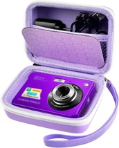 Carrying &amp; Protective Case For Digital Camera, Abergbest 21 Mega Pixels, Purple - £25.35 GBP