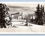 RPPC Tatoosh Gamma Invernale Montante Rainier National Park Wa Washington - £5.60 GBP