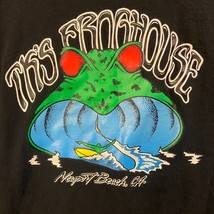Vintage Shirt Mens XL Black Oneita PowerT USA Made This Froghouse Loud P... - $36.97