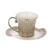 LaModaHome Turkish Arabic Tea Glasses Set, Fancy Vintage Handmade Set for Servin - £51.91 GBP