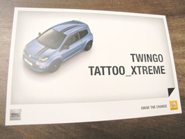 Renault Twingo Tattoo Xtreme Original Drive the Change Cardboard Brochure-
sh... - £10.26 GBP