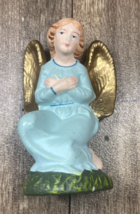 Vintage Paper Mache Nativity Kneeling Angel - £8.83 GBP