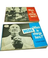 Who&#39;s In Charge Here Book Vintage 1962 Satire Nixon Kennedy and More 2 B... - $10.95