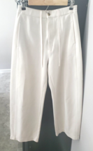 Uniqlo Women&#39;s Size M Pullon Wide Leg Pants White - $23.70