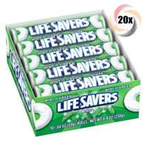 Full Box 20x Rolls Lifesavers Wint O Green Hard Mints | 14 Mints Each | .84oz - £26.07 GBP