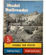 Model Railroad Magazine Dated April 1958 - £12.55 GBP