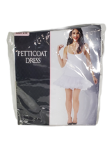 Petticoat Dress Women&#39;s White Halloween Adult S/M Costume - £11.04 GBP
