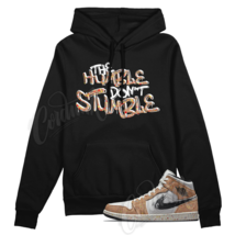 HUMBLE Hoodie for Air J1 1 Mid Brushstroke Cider Chile Red Blue Wheat Shirt - £39.10 GBP