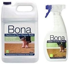 Bona Hardwood Floor Cleaner Spray FamilyValue 1Gallon and 32oz - £53.87 GBP