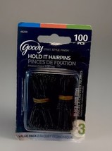 Goody 100 Count Black Hair Pins Bobby Pins New In Packaging - $9.79