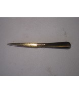 Vintage Ornate Decorative Letter Opener Bronze 5 1/2&quot; - $28.71