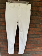 American Eagle Outfitters White Hi-Rise Jegging Size 6 Short Next Level ... - $23.75