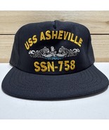 Vintage USS Asheville MILITARY Hat SSN-758 Ship Hat New Made In USA By A... - €25,78 EUR