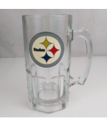 Vintage NFL Pittsburgh Steelers 3D Style Metal Logo Heavy Beer Mug Stein - $39.59