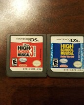 2 Disney High School Musical Games Making the Cut &amp; Senior Year Nintendo DS - £10.11 GBP