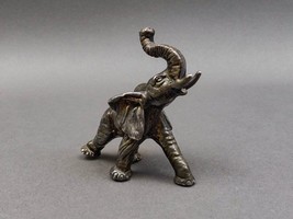 Vintage Sterling Silver .925 Trunk Up Elephant Figurine 65.4 Grams - £118.33 GBP