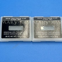 Mary Kay Mineral Eye Color DENIM FROST #013056 Full Size 0.05 oz. (2 Pack) - £13.26 GBP
