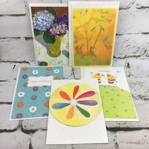 Assorted Greeting Cards Mixed Lot Of 5 With Envelopes Happy Birthday Tha... - $11.88