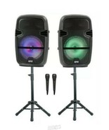 QFX-8&quot; True Wireless Speaker Set remote Control 30 Watts Microphone - Bl... - $2,126.60 MXN
