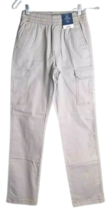 George Elastic Waist Cargo Jogger Pants Boys Sizes XS Light Grey - £7.89 GBP