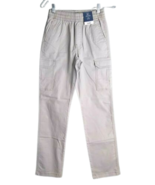 George Elastic Waist Cargo Jogger Pants Boys Sizes XS Light Grey - £7.86 GBP
