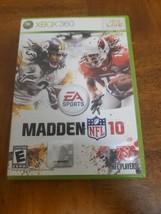 Madden NFL 10 (Microsoft Xbox 360, 2009) With Manual - £5.36 GBP