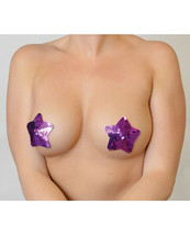 Minor Creations Sequin Star Pasties - Purple - £8.54 GBP