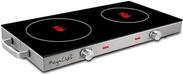 Burner Hot Plate Electric Double Burner Hot Plate Cooktop Cooking Stove 2000w - £71.64 GBP