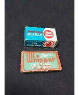 Vintage RED DEVIL + WHIPPET Shaving Safety Razor Blades NEW OLD STOCK  - $8.59