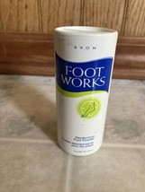 Avon ~  Foot Works  Deodorizing Foot Powder - 2.6 oz NEW Old Stock - £12.69 GBP