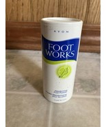 Avon ~  Foot Works  Deodorizing Foot Powder - 2.6 oz NEW Old Stock - £12.49 GBP
